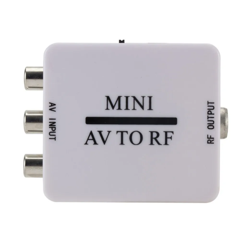 AV To RF RCA AV To RF Converter RCA To RF Video Converter AV To RF Amplifier with RF Line Mini for TV/VHS VCR/DVD Recorder