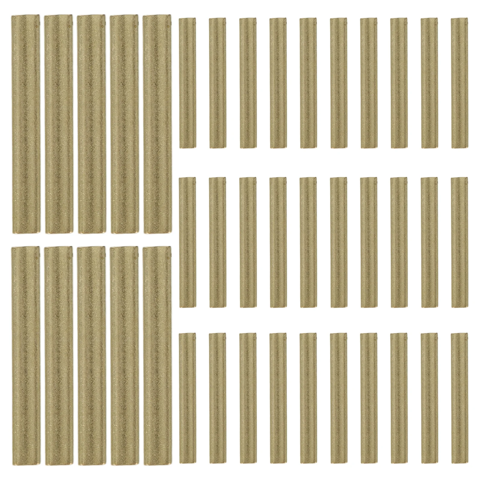 

100pcs Copper Tube Beads Hollow Square Brass Jewelry Making Supplies Craft DIY Materials Bracelets Necklaces Macrame