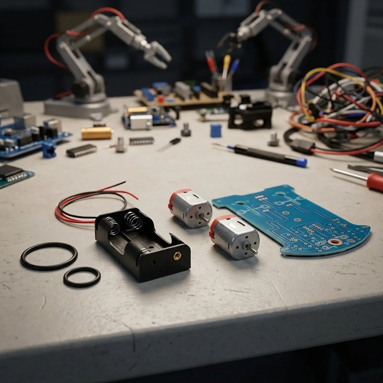 Foundational Robotics Kit with Line Following Capability for Learners Exploring Automation and Embedded Design