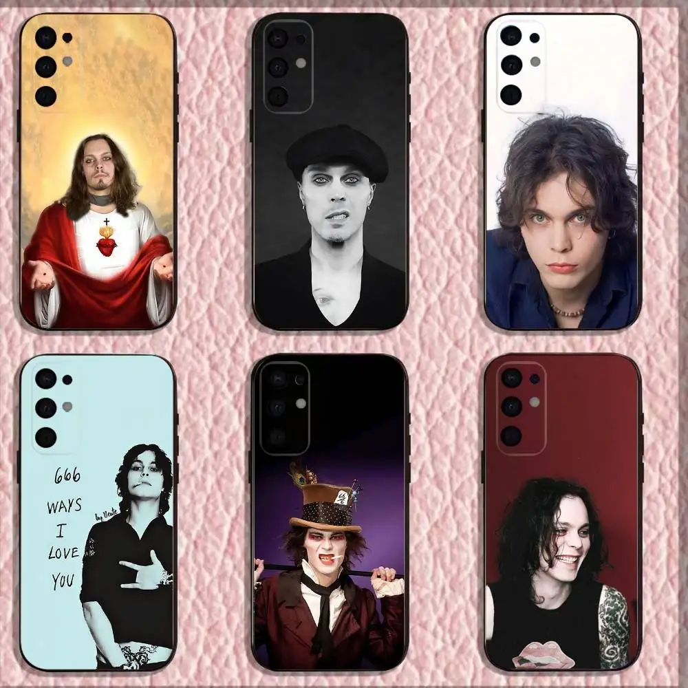 

V-Ville Valo Finnish vocalist Phone Case For Samsung S25,S24,S21,S22,S23,S30,Ultra,S20,Plus,Fe,Lite,Note,10,9,5G Black Cover