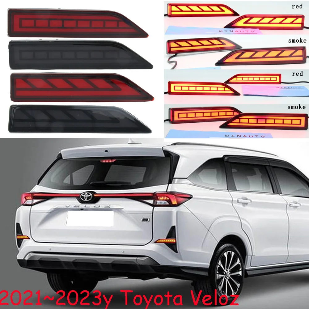 car bumper tail light for Toyota veloz taillight LED Reflector 2021~2023y car accessories Taillamp for Toyota veloz fog lamp