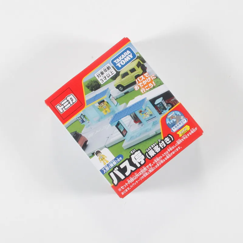 Takara Tomy Tomica 933977 Town Bus Stop Accessory Building Kit Includes 1 Figure For Expand Tomica City Diorama Collection