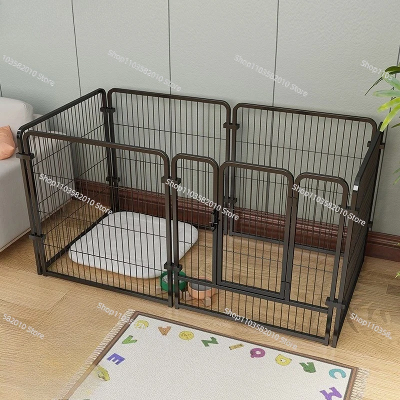 Cat Dog Cages Household, Indoor Pet Enclosures Free Combination Training & Toilet Isolation for Small to Large Dogs