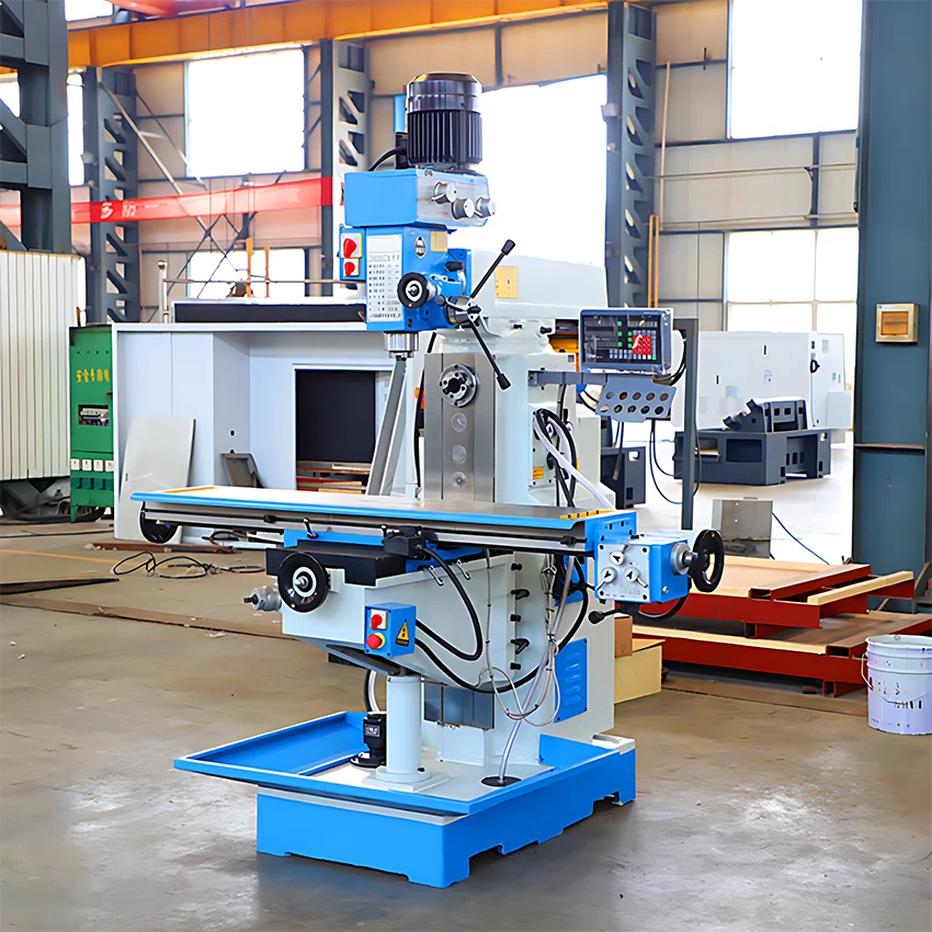 High precision drilling and milling machine R8 spindle taper ZX6350 universal vertical drilling and milling