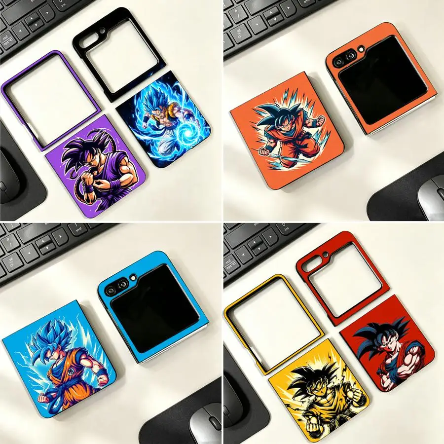 Dragons Ball Goku Phone Shell Case for Samsung Galaxy Z Flip 8 ZFlip8 Z Flip6 Z Flip 7 6 5 4 Z Flip5 ZFlip7 FE Z Flip4