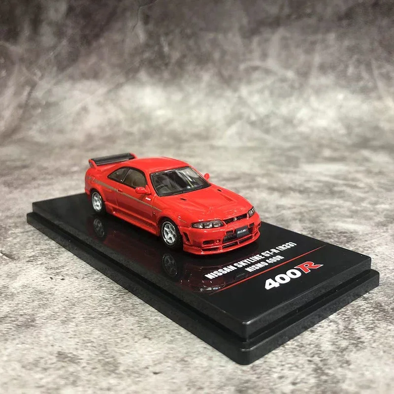 INNO 1:64 Model Car Skyline GT-R (R33) NISMO 400R Alloy Die-Cast Vehicle-Red