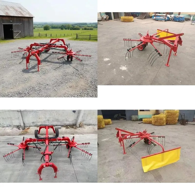High Efficiency 2.5m Wide Tractor Mounted Agricultural Forage Rake Made in China for Forage Storage Shelf Life 1 Year