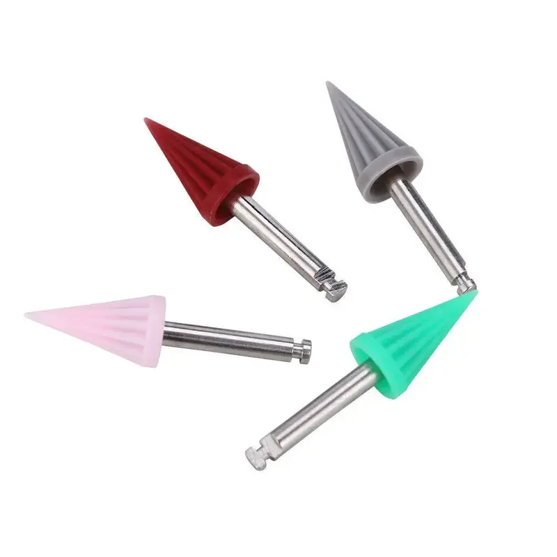 10pcs Dental Polishing Cup Brush Dentist Tool Rubber Silicone Tapered Prophy Polishing Cup Teeth Whitening Products