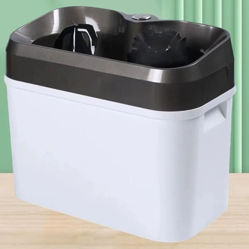 Dual Station Electric Coffee Portafilter Cleaner, Automatic Coffee Basket Washing Machine for Cafe Bar
