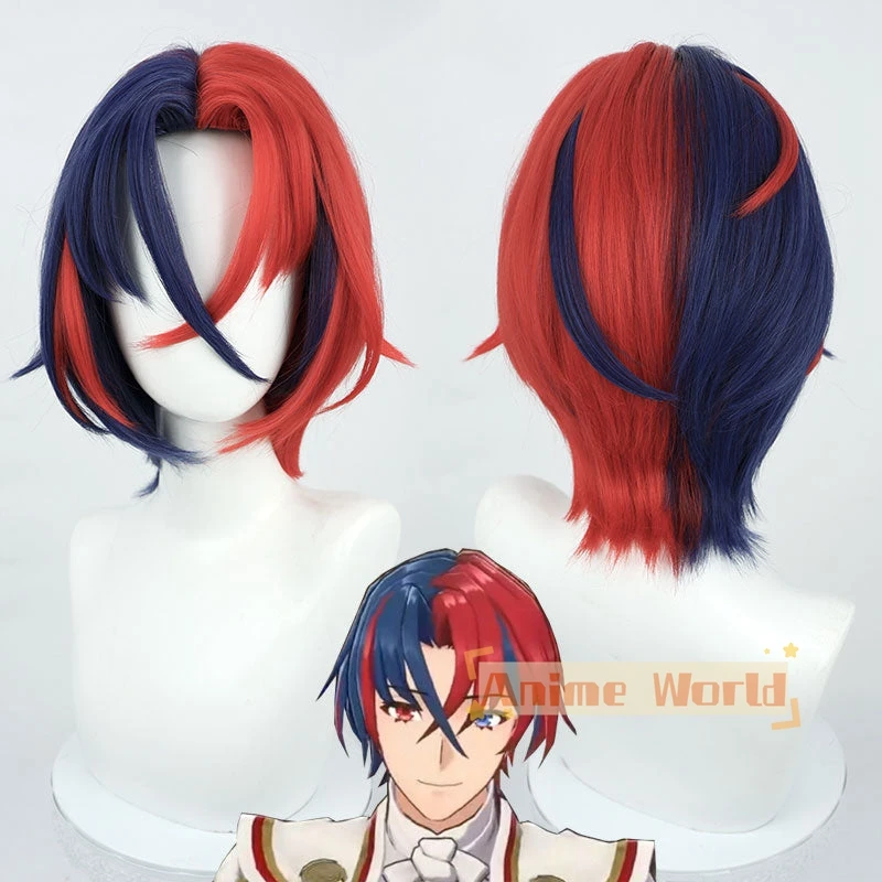 

Fire Emblem Engage the Male Protagonist Alear Cosplay Wig Halloween Synthetic Hair Heat