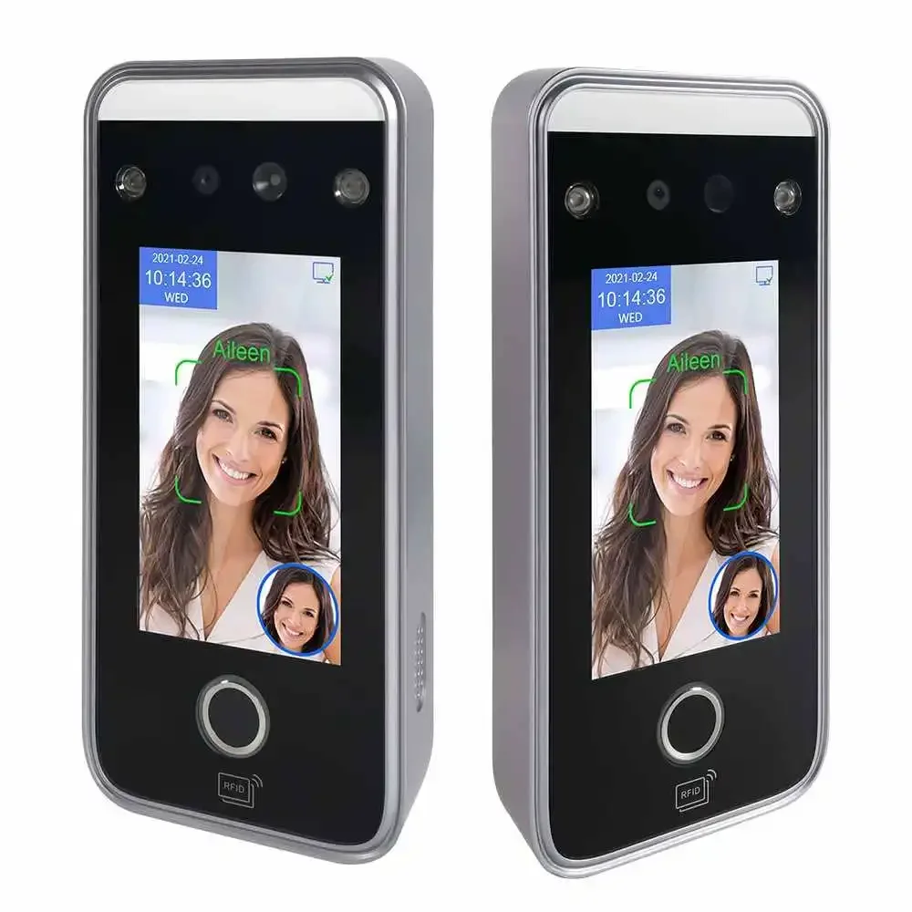 Wifi Face Recognition Camera Biometric Device Fingerprint Time Clock Time Recording Access Control