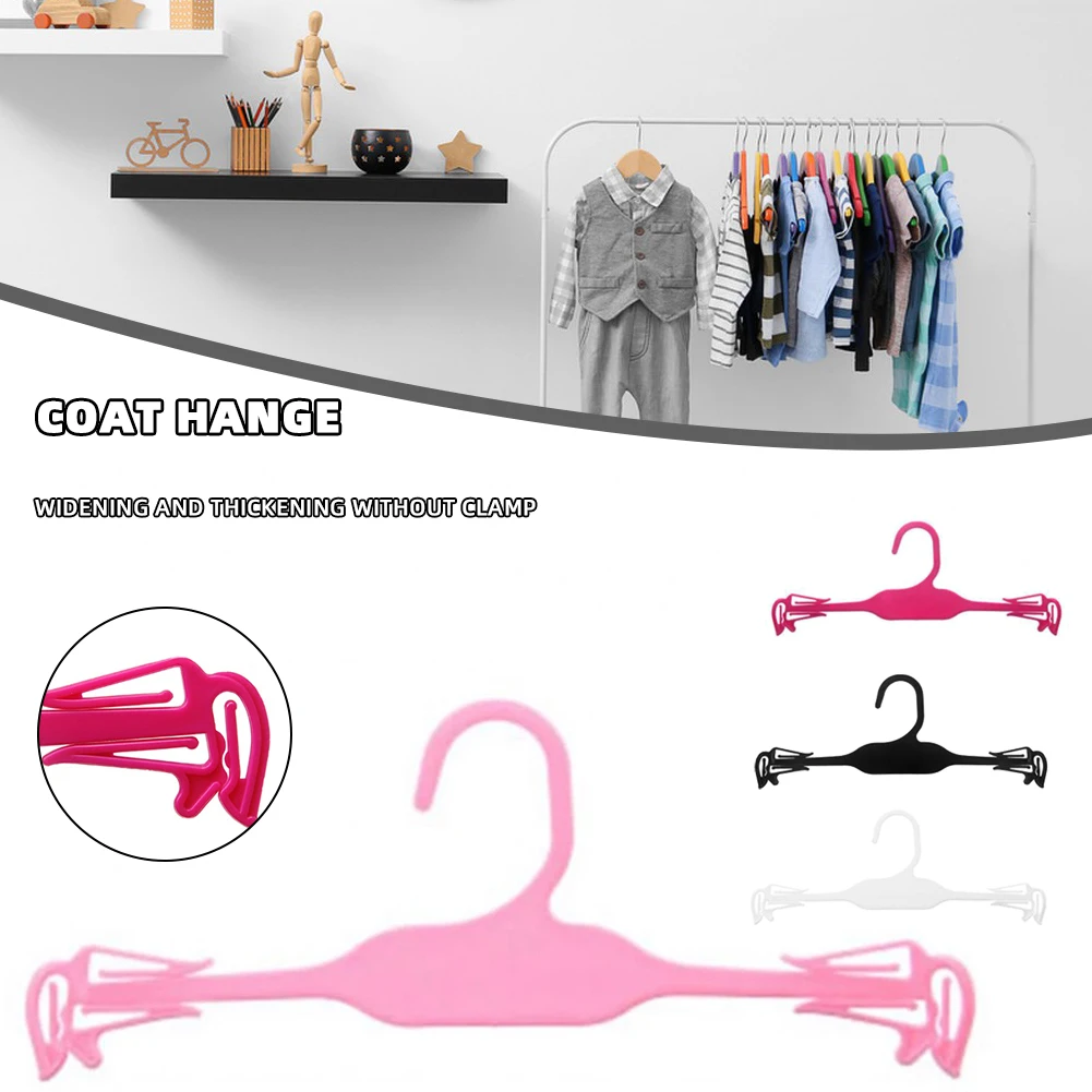 10pcs Widened Coat Hanger Thickened Non-slip Bra Clothes Support Rack Smooth Exterior No Burr Suitable For Underwear Store