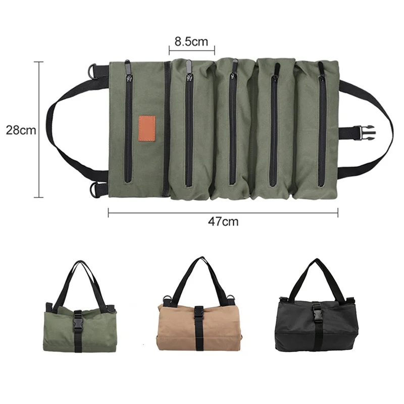 TFORU-Tool Storage Bag Waterproof Canvas Multifunctional Storage Tool