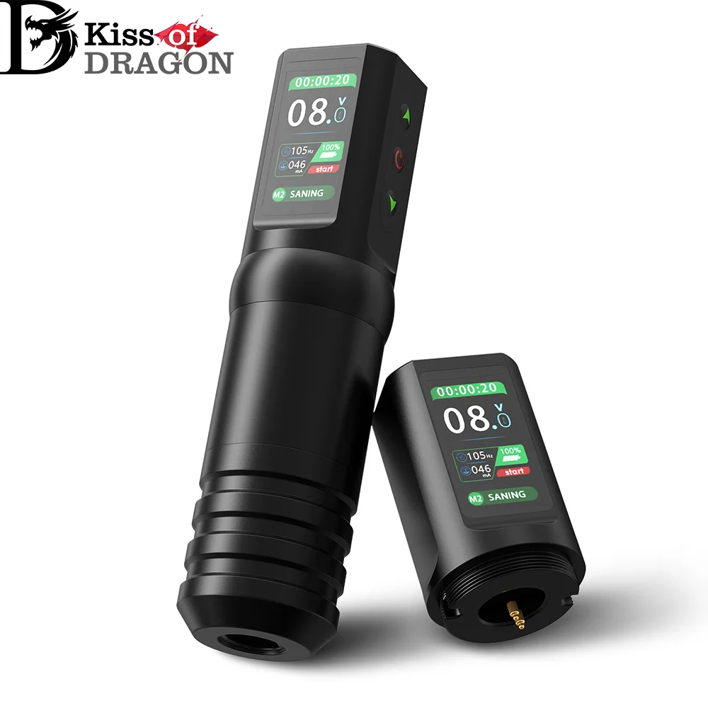 

SkinX Профессиональная беспроводная машина для татуировки, ручка емкостью 2000 мАч, аккумулятор, ход 4,0 мм для татуировок, боди-художников