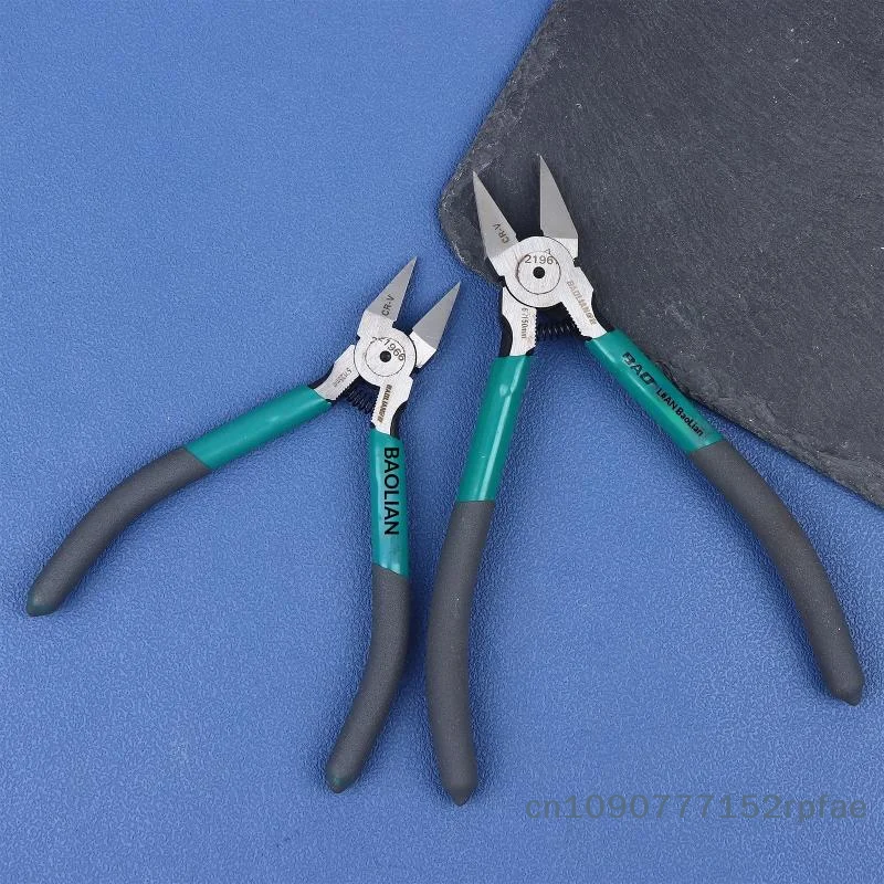 {NN72} Industrial Grade Special Sharp Side Mouth Pliers,High Hardness Electrician Small Diagonal Pliers,Electrician Manual Tool