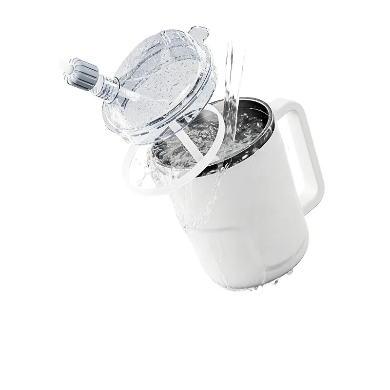 For The Elderly, Drinking Water Anti-choking Care Cup, Bed Water Cup, Thermal Insulation Liquid Food Cup, Leak-proof Straw Cup