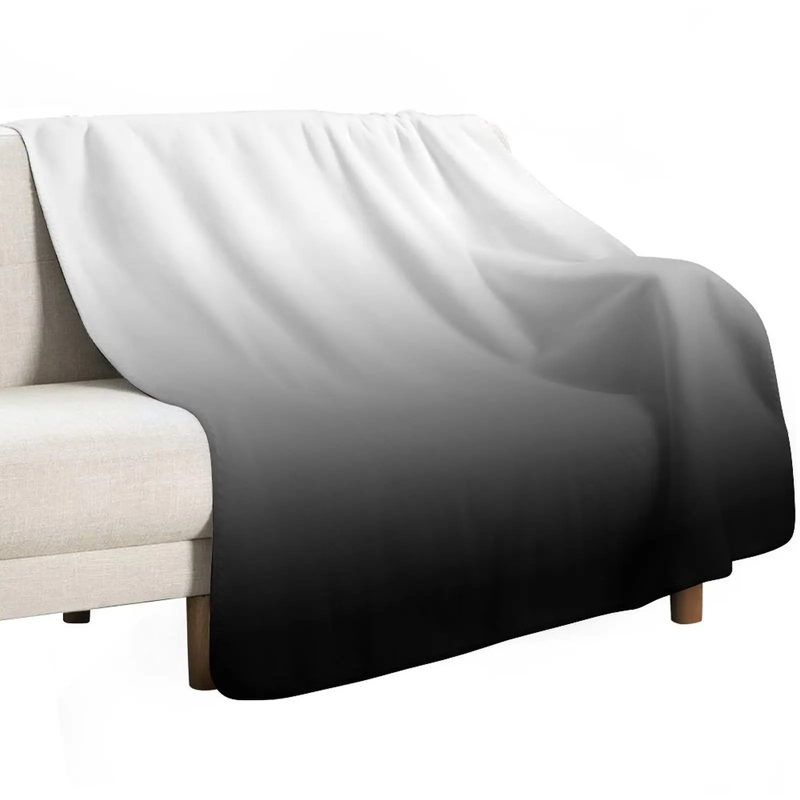 Black Ombre Gradient Throw Blanket blankets ands Weighted Sofa Quilt Polar Winter beds For Sofa Thin Blankets
