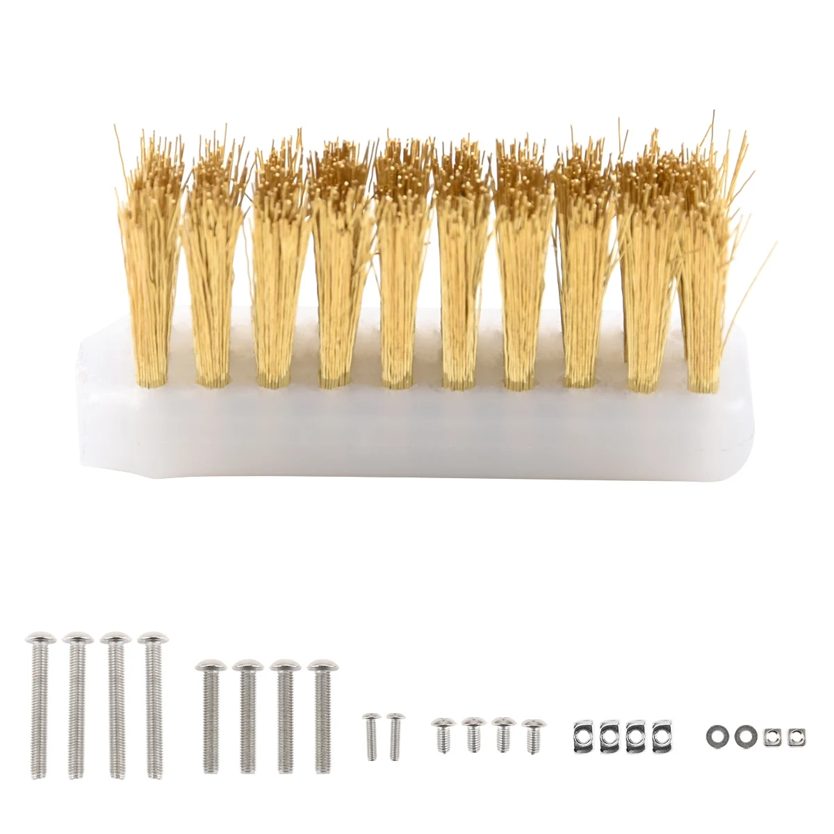 3D Printer Cleaner Tool Copper Wire Toothbrush Copper Brush For Nozzle Block Hotend Cleaning Hot Bed Cleaning Parts