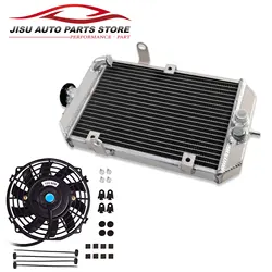2 ROW Aluminum Radiator + Fan for 2001-2005 Yamaha Raptor YFM660 YFM660R YFM 660R 2002-2004