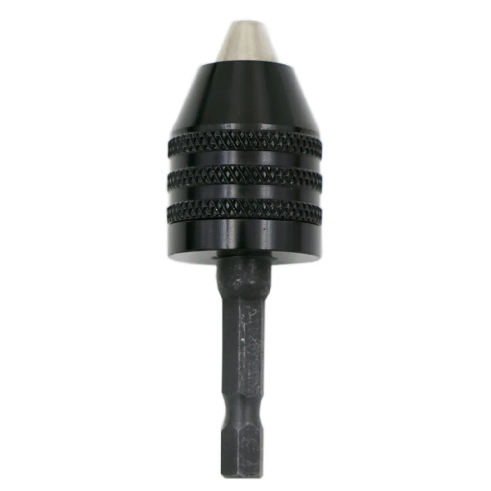 

Keyless Mini Drill Chuck Drilling Adapter Converter Self-lock Adaptor to Hold 0.3-8mm Drill Bits Converter Power Hand Drill Bit