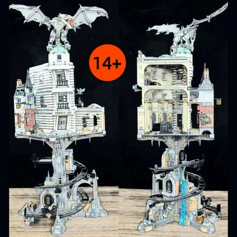 

4803pcs New Classic Bank Street View MOC-76417 Building Block Toy Model Assembly Educational Toy Birthday Gift For Boys Girls