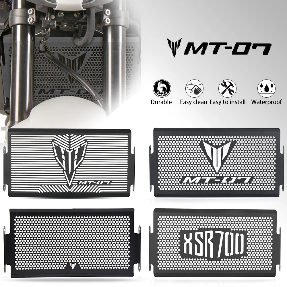 

2025 Accessories For Yamaha XSR700 MT-07 FZ-07 2014 2015 2016 2017 2018 Radiator Grille Guard Cover Protector MT FZ 07 MT07 FZ07