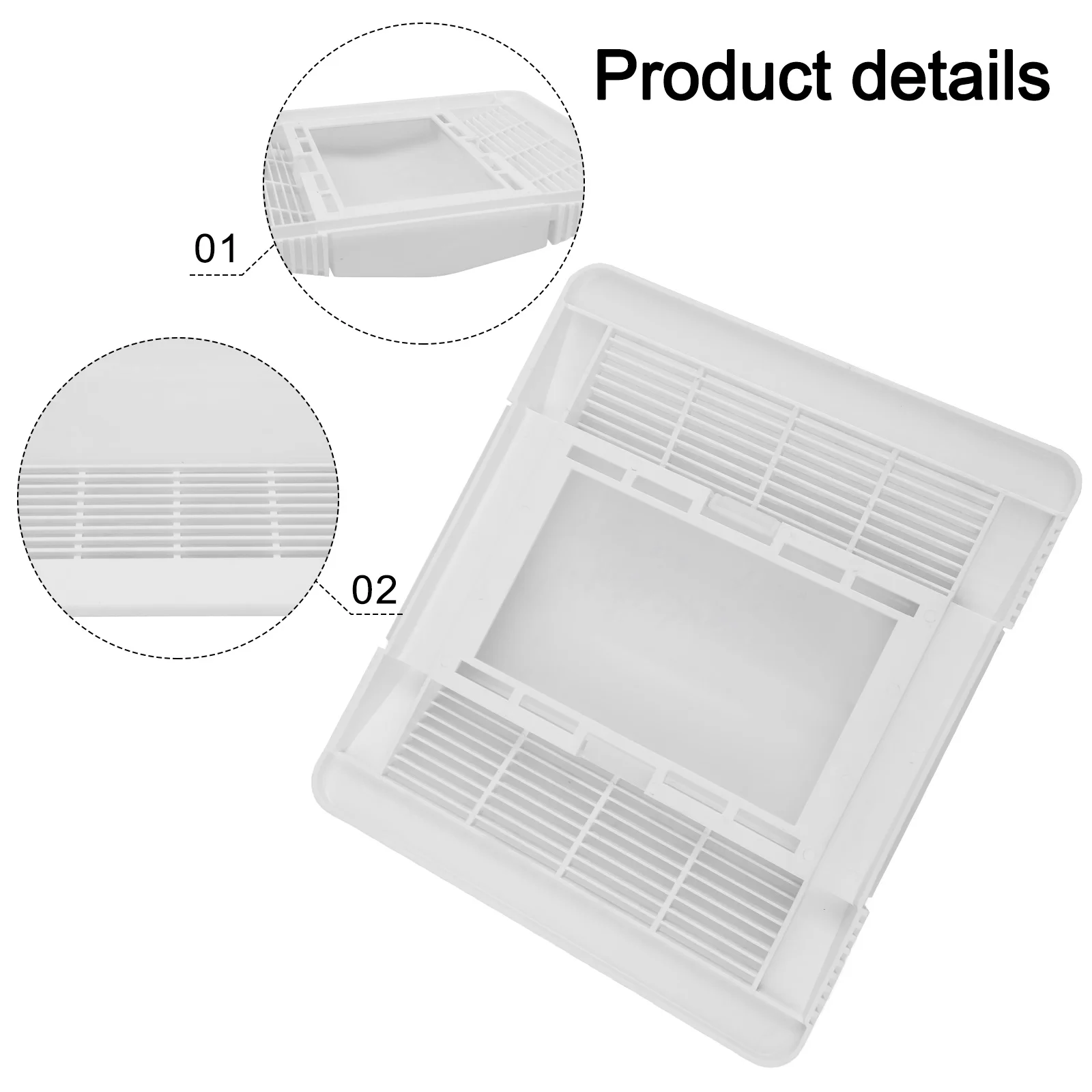 

Решетка вентилятора, объектив, совместимая с для моделей 85315000, оптимизированная для улучшенной вентиляции в ванной комнате