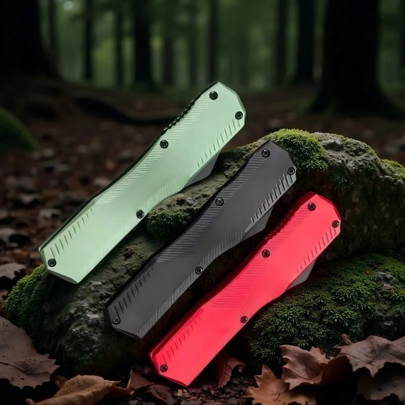 KS9000 Outdoor Camping Tactical Pocket Folding Tool Aviation Aluminum Alloy Handle OTF Tool Rescue Survival Hunting Tool