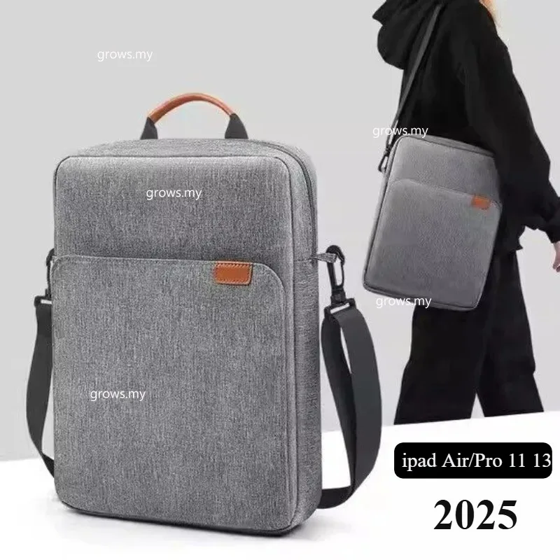 Sleeve Bag For iPad Air 11 13 M3 2025 11inch A16 11th Gen Air 1 2 9.7 3 10.5 M4 M2 Pro11 Handle Carrying Bag with Shoulder Strap