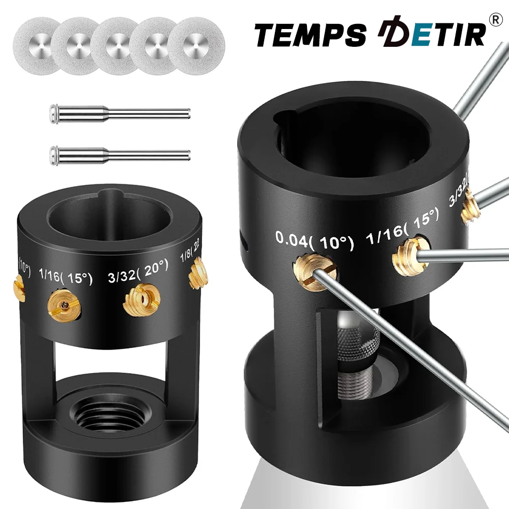 

Tungsten Electrode Grinder TIG Welding Tools Multi-angle And Offset Horizontal Holes With Cutoff Slots, Electrode Grinding Tools