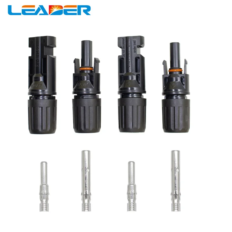 TUV Waterproof IP67 Solar PV Connector Cable Coupler Solar Plug Male Female Used In Solar Panel Connector