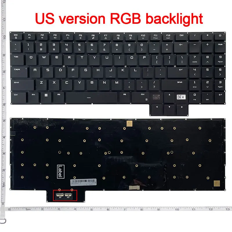 

New US RGB Backlit Keyboard For Xiaomi Redmi G/Pro 2024 N6100 Gaming Laptop Replacement Part