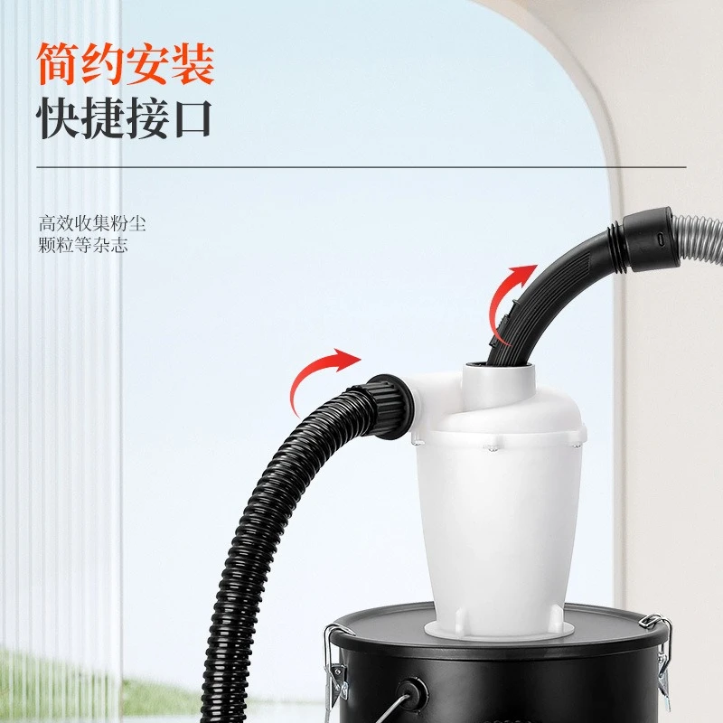 Premium Ash Vacuum Barrel Type Easy Cleaning Industrial Dust Collector Simple Installation Stainless Steel Durable