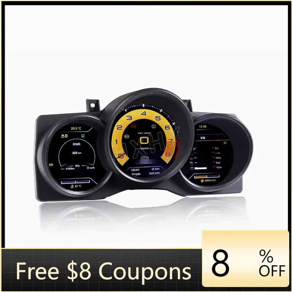 

HXHY New LCD Car Digital Cluster for Macan Boxster 982 2014-2023 Instrument CockPit Speed Meter Dashboard Meter Screen