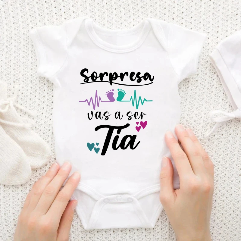 

Сюрприз You Are Going To Be An Aunt, детский комбинезон с принтом, объявление о беременности, одежда для новорожденных, боди для младенцев, наряд для малышей