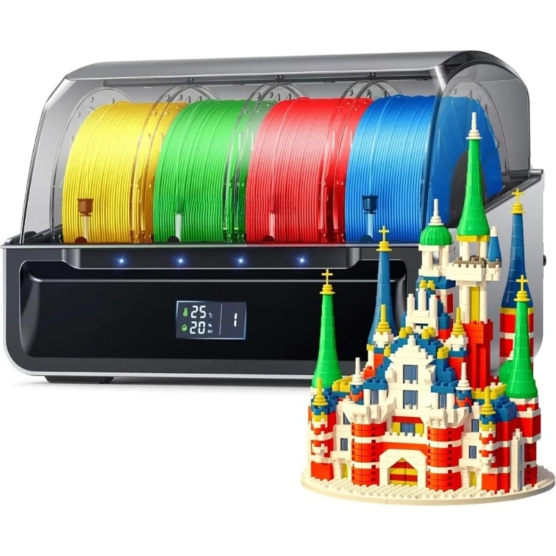 

Официальная система нити для многоцветного 3D-принтера CFS, защита от влаги, поддержка 16-цветной печати для K2 Combo K1 Series K1