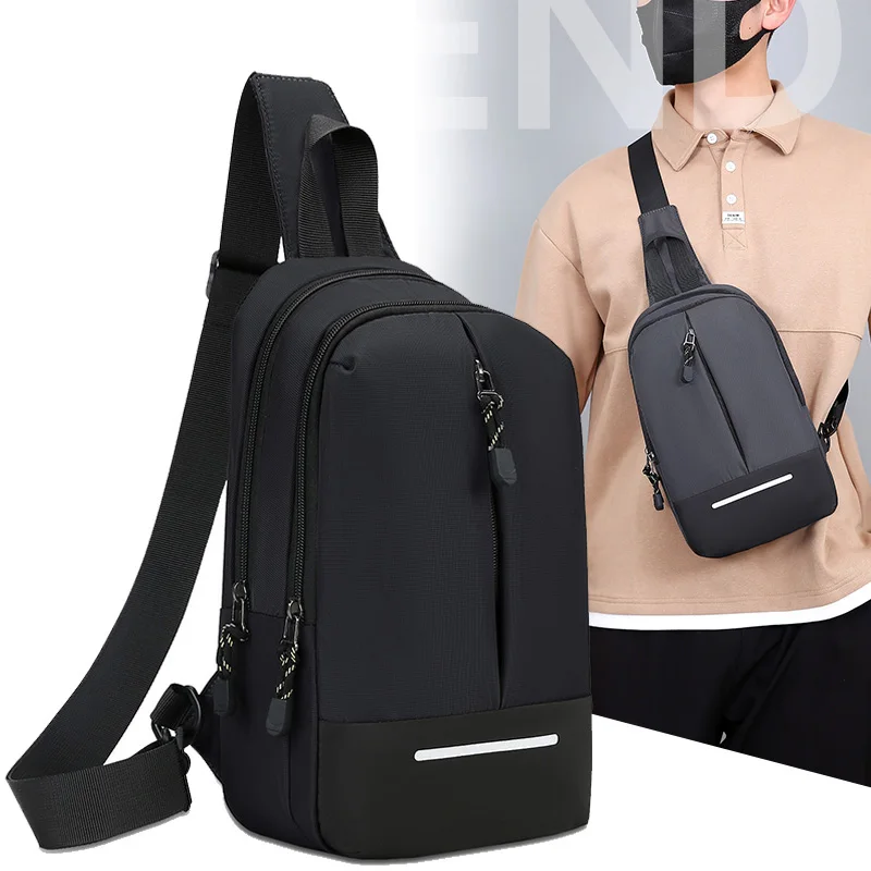 

Multi Functional Men's Chest Bag with Multiple Compartments for Storage Design High-quality Oxford Crossbody Bag Shoulder Bag