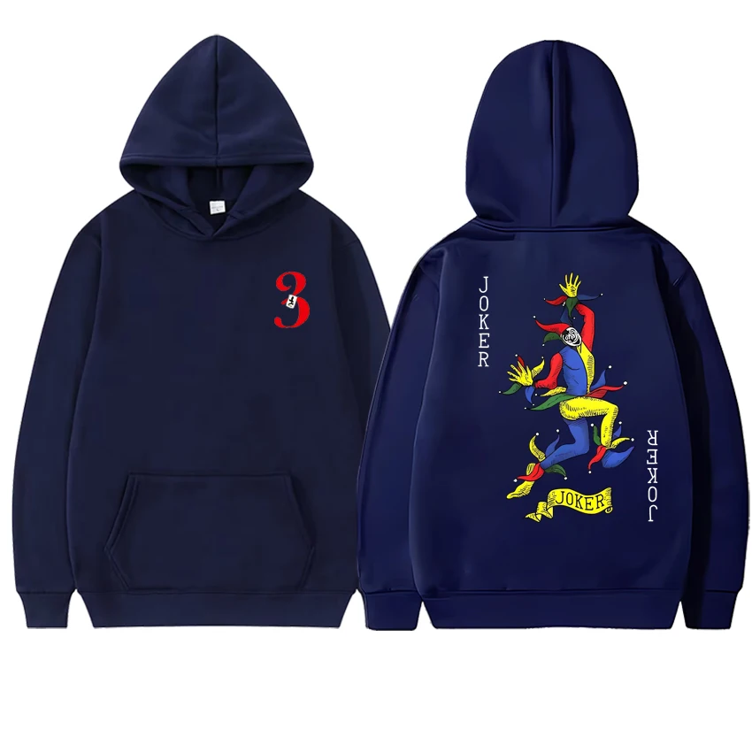 Harajuku dos desenhos animados alice em fronteira coringa dupla face impressão hoodie outono inverno das mulheres dos homens moletom de lã unisex pulôver