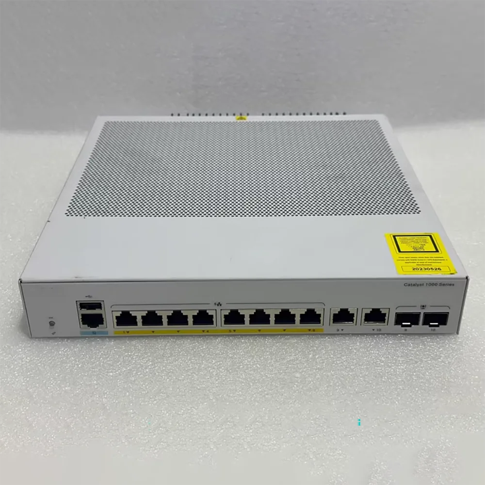 For CISCO C1000-8FP-2G-L 8-port Gigabit POE power supply 2 SFP Gigabit optical port desktop switch