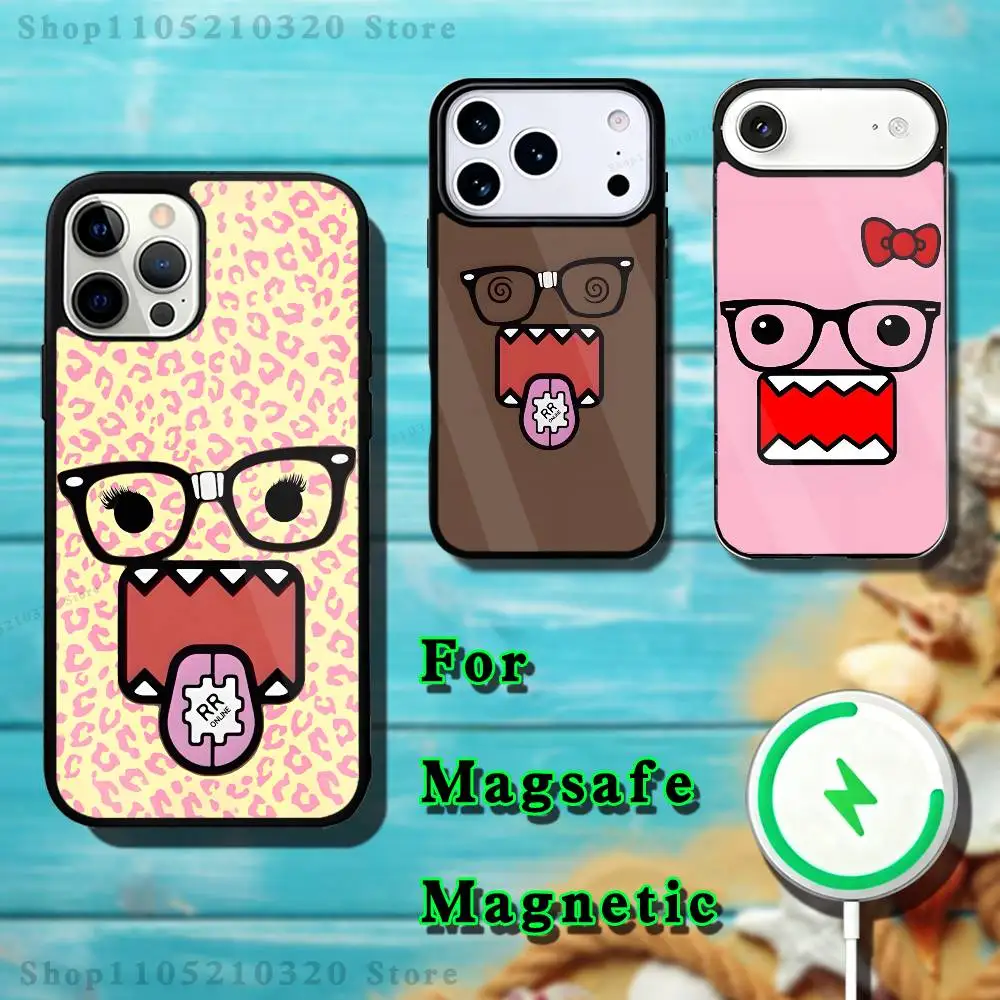 

Cute D-Domo Phone Case For iPhone 17,16,15,14,13,12,11,Pro,Max,Plus,Mini,SE4,E Magnetic Magsafe Wireless Charging