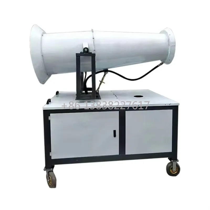 Durable Fog Cannon Mist Fan with Galvanized Pipe Bracket and Aluminum Alloy Fan Blades for Efficient Fog Cannon Dust Suppression