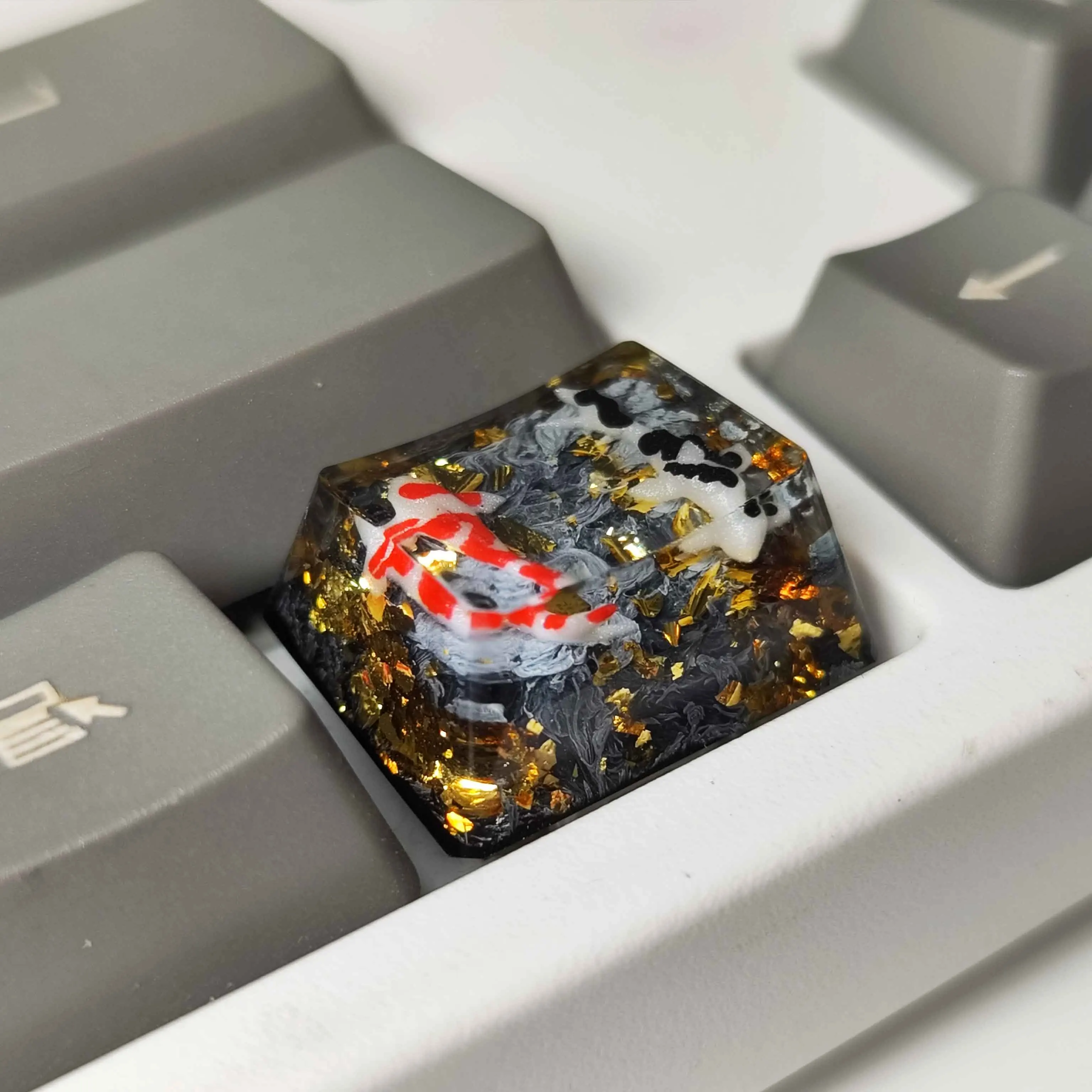 

1.25u Ctrl Resin Keycaps Artisan Keycaps For Mechanical Backlit Keyboard GK64 RK98 Custom Switch RGB Keyscap DIY Keycap PC Gamer