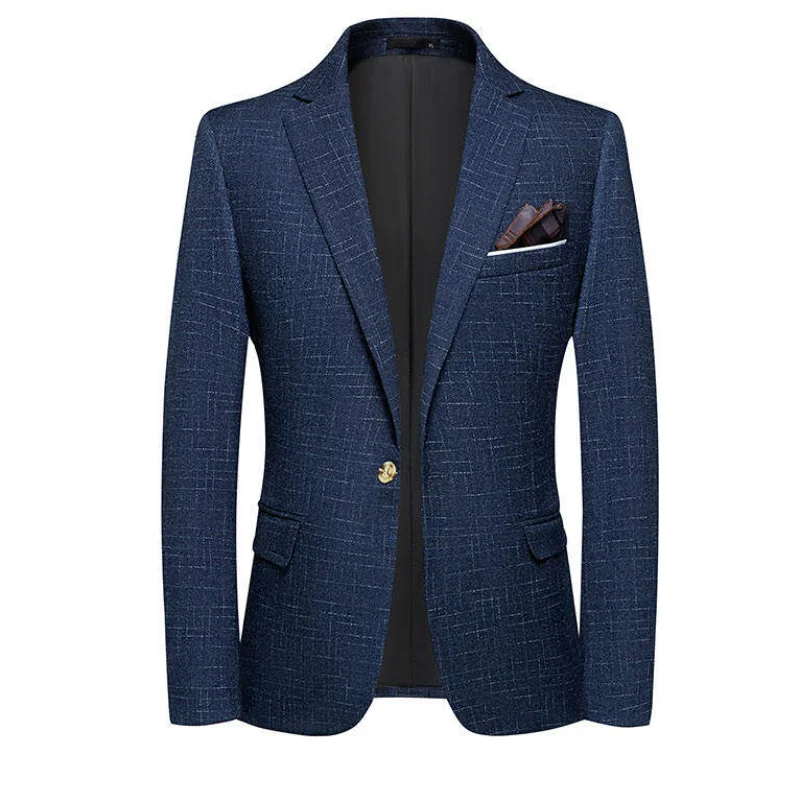 

2025 new men's fashion handsome all fashion business leisure boutique suit jacket