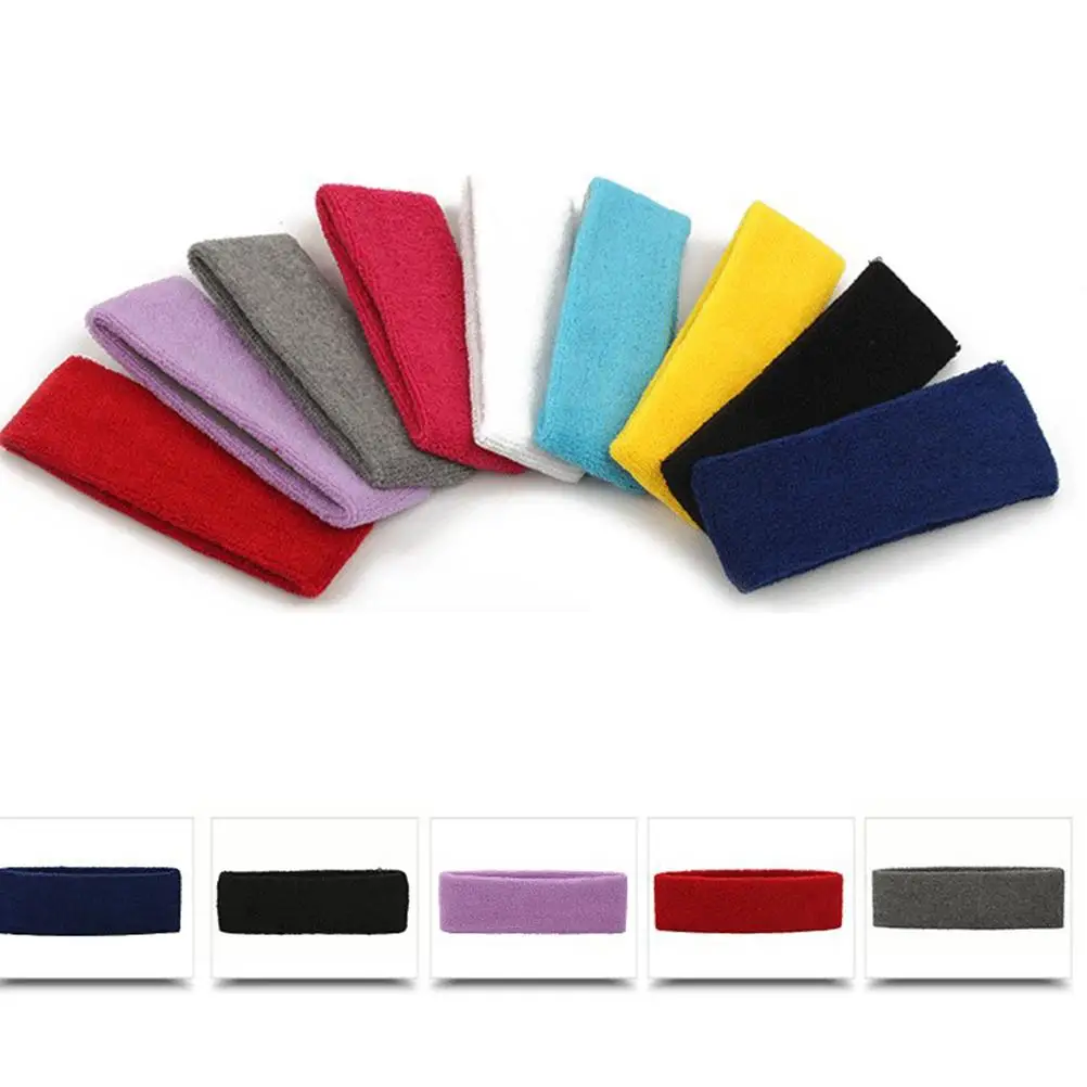 

6 Pcs Headband for Exercises Sports Fitness Yoga Sweatband Moisture-wicking Breathable Soft Material Comfortable Fit