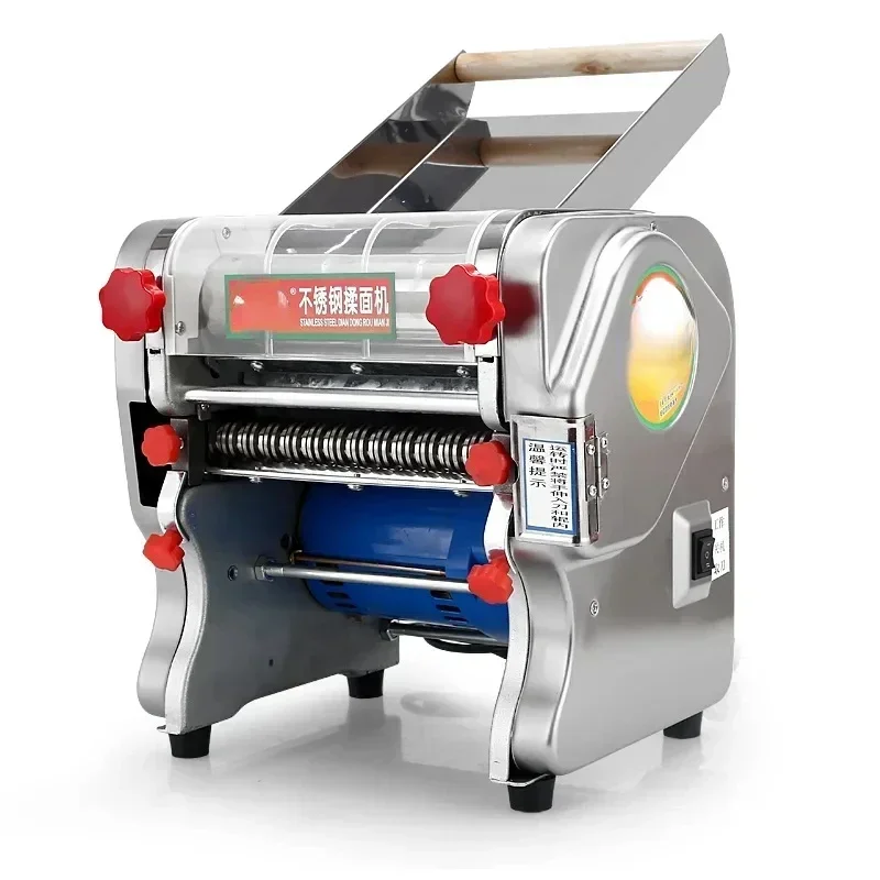 Electric Noodle Press Small Household Noodle Machine Stainless Steel Automatic Commercial Kneading Machine Dumpling Wrapper Hot