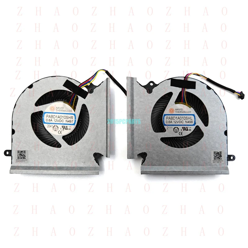 L+ for MSI Raider GE67HX 12UGS 12UHS Vector GP66HX 12UGS 12UHS CPU / GPU Fans