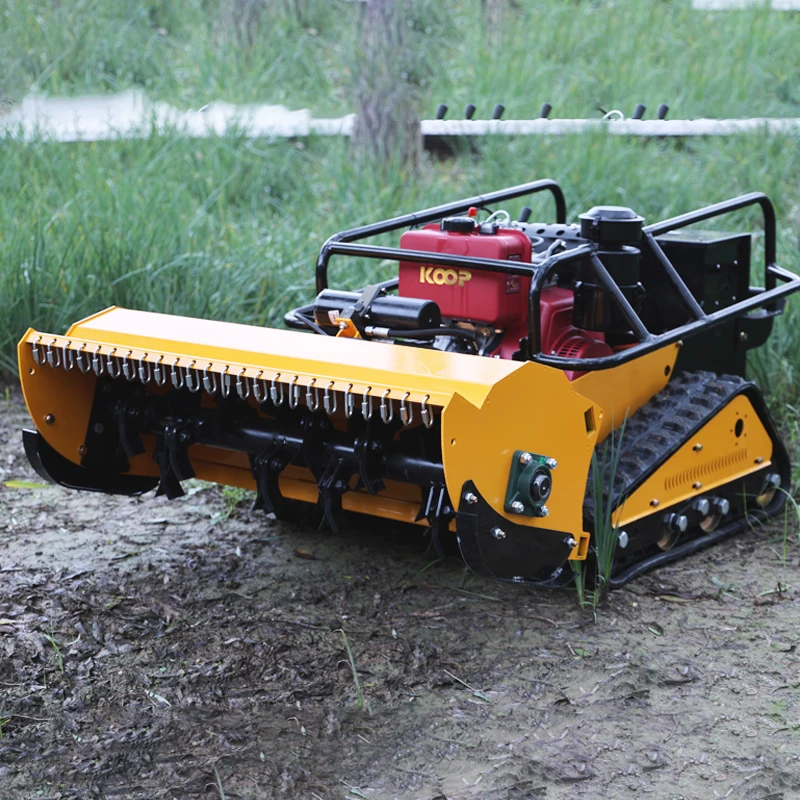 

Customized 800mm high-efficiency cutting powerful climbing grip intelligent remote control electric lawn mower