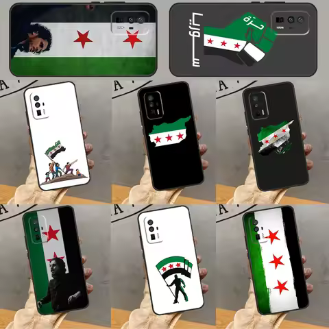 Syria Syrian Republic Flag Case For Xiaomi 14 Ultra 15 13 11T 12T 13T 14T Pro POCO X3 X5 X6 X7 Pro M6 F5 F6 Pro Cover