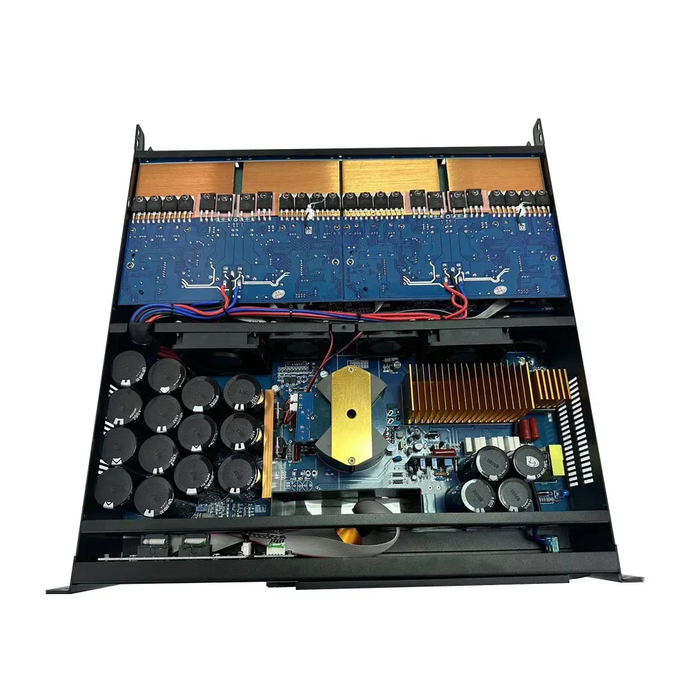 LA8 Amplificatore di potenza digitale professionale DSP 4x1500W 8OHM DJ Subwoofer Amplificatore Line Array Altoparlante Preamplificatore 4x2500W 4OHM
