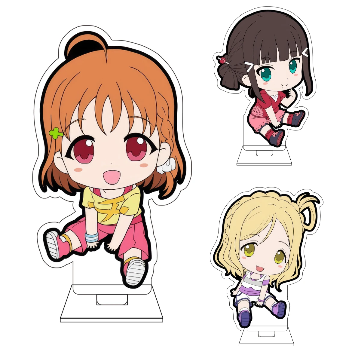 Figura de Anime de 10 cm de Love Live! Figura Acrílica Decorativa de Cosplay, Minami Kotori, Ayase Eli, Kosaka Honoka, Adornos, Regalos